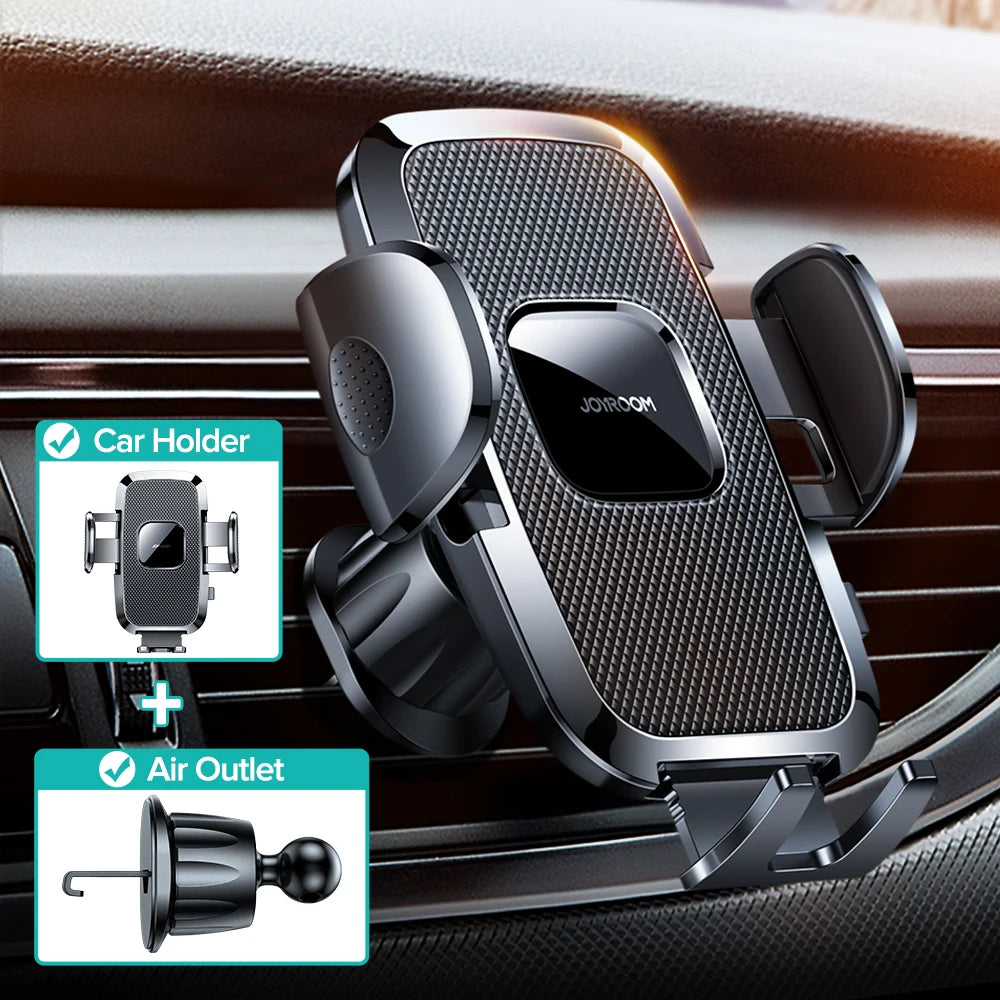 Joyroom Auto Telefoonhouder Flexibele Lange Arm Anti-Shake Telefoonhouder voor Dashboard en Luchtrooster in de Auto