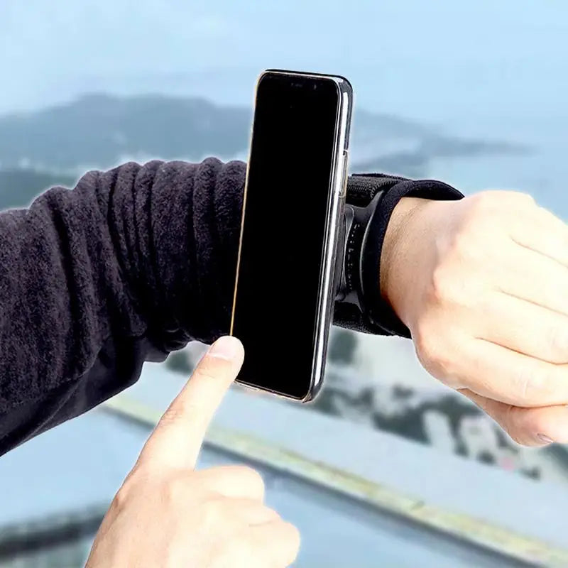Support de téléphone rotatif à 360 degrés pour poignet, brassard détachable pour vélo, accessoire pour smartphones