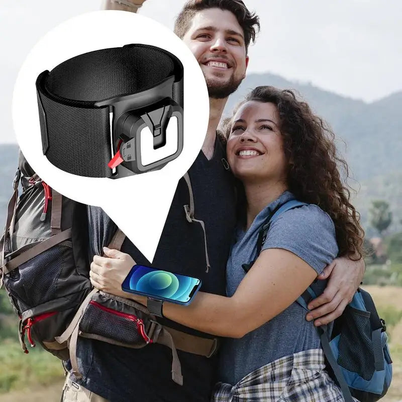 Support de téléphone rotatif à 360 degrés pour poignet, brassard détachable pour vélo, accessoire pour smartphones